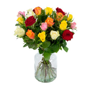 Rozenboeket Nieuwerkerk gemengd