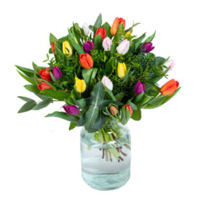 Tulpenboeket gemengd